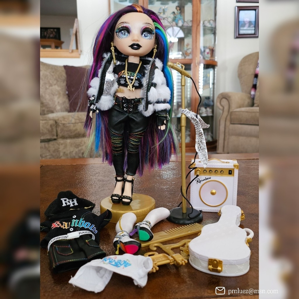 Rainbow High Rockstar Fashion Lyric Lucas Doll